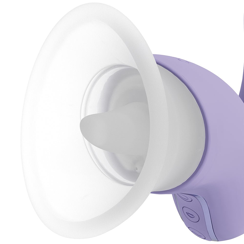 VIVE Dolce Callalily G-Spot Tapping with Tongue Stimulator & Breast/Vulva Pump - Image 4