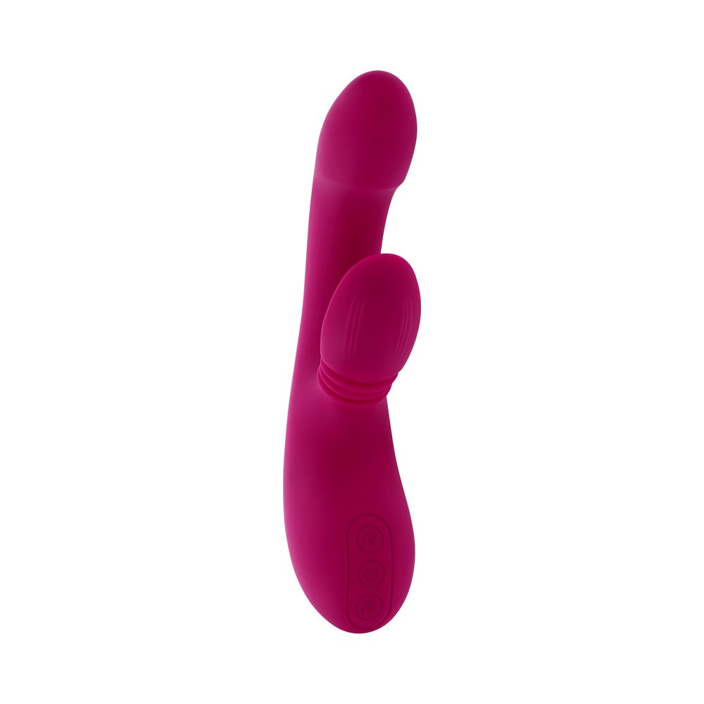 Evolved Gentle Persuasion Circular Clitoral Massager Burgundy - Image 2