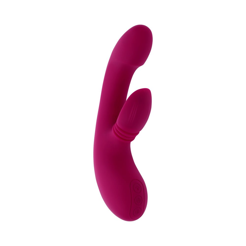 Evolved Gentle Persuasion Circular Clitoral Massager Burgundy - Image 3