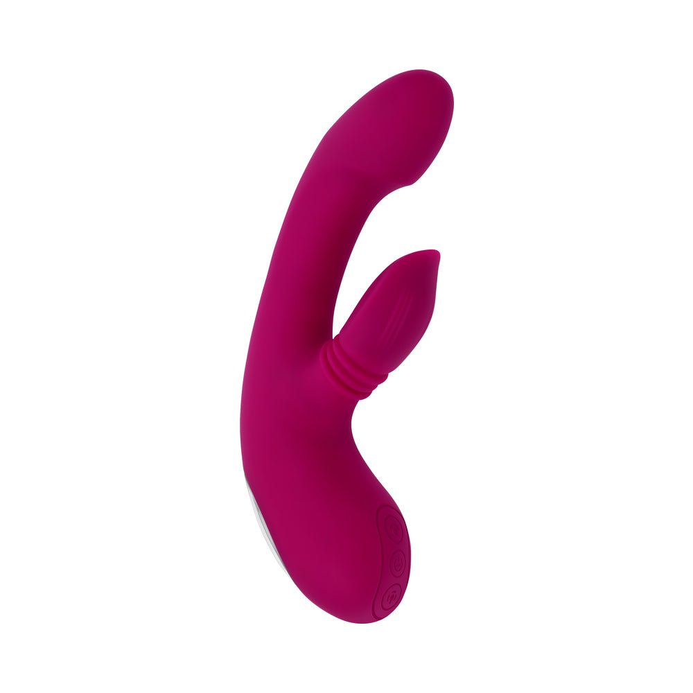 Evolved Gentle Persuasion Circular Clitoral Massager Burgundy - Image 4