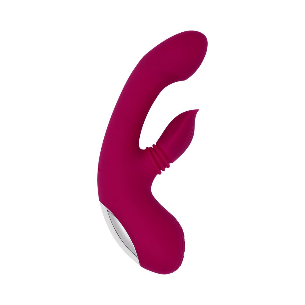 Evolved Gentle Persuasion Circular Clitoral Massager Burgundy - Image 5