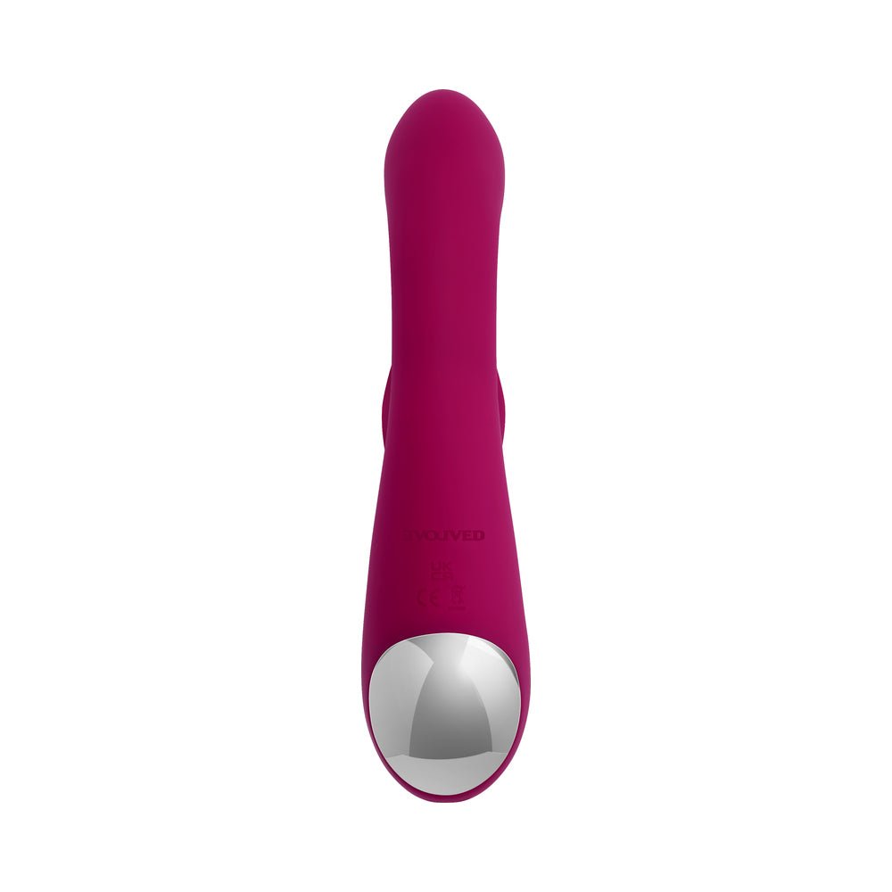 Evolved Gentle Persuasion Circular Clitoral Massager Burgundy - Image 6