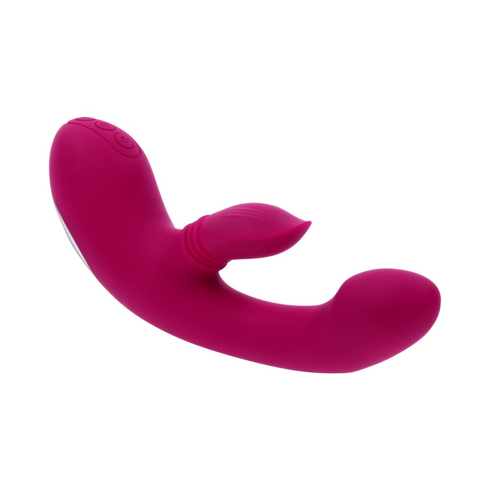 Evolved Gentle Persuasion Circular Clitoral Massager Burgundy - Image 9