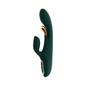 Alternative view of Evolved Golden Goddess G-Spot Flicker Green