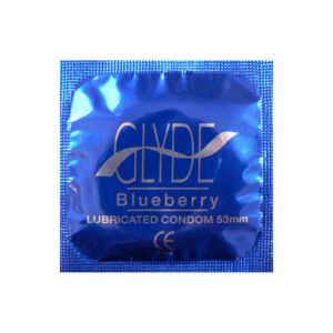 GLYDE Ultrathin Latex Condom Blueberry Flavored 12-Count - Image 3