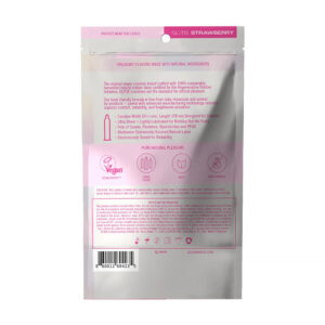 Alternative view of GLYDE Ultrathin Latex Condom Strawberry Flavored 12-Count