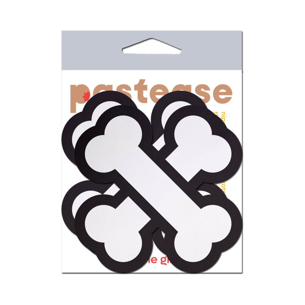 Pastease White Crossbone Breast Pasties - Image 4