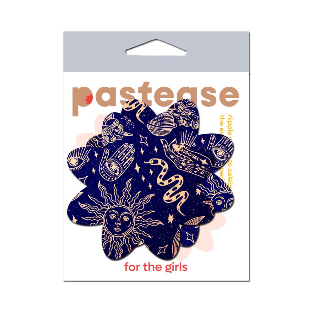 Pastease Midnight Celestial Sun & Moon Petal Breast Pasties - Image 4