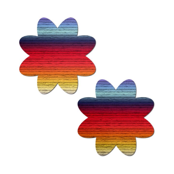 Pastease Retro Horizon Color Petal Breast Pasties
