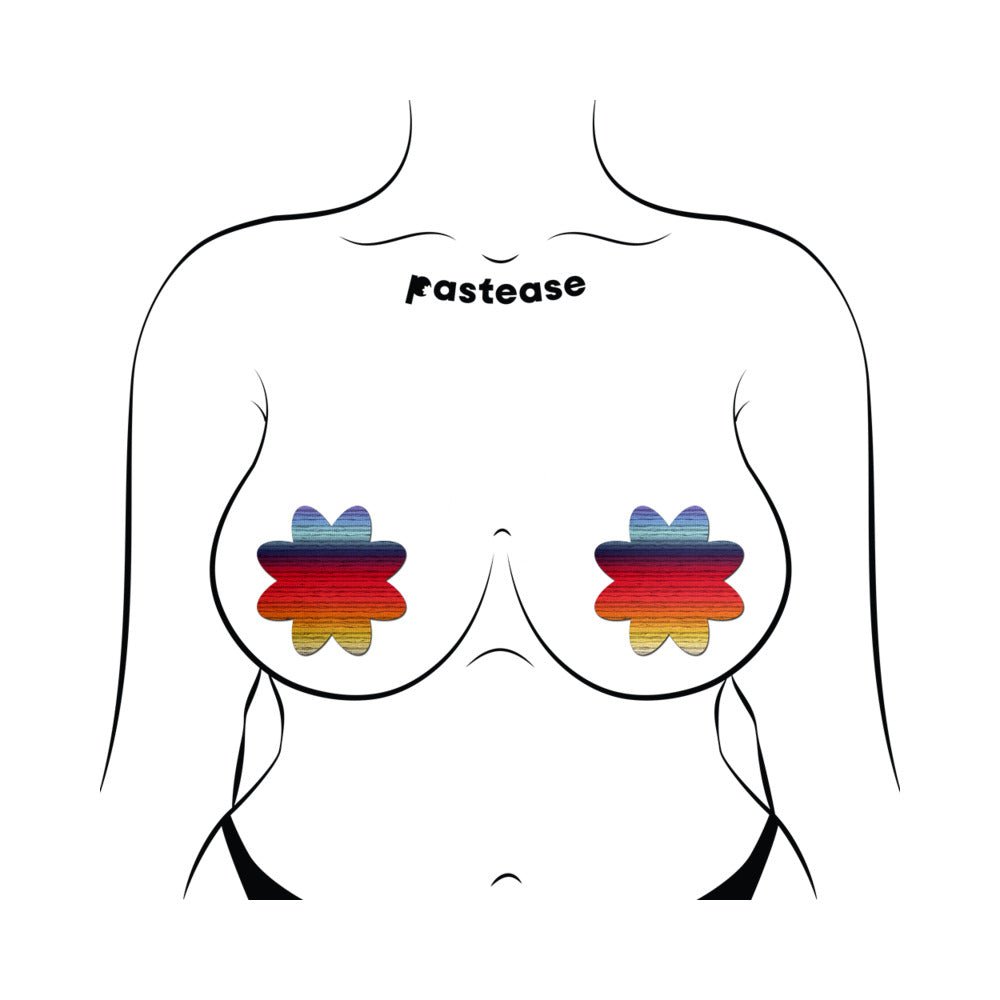 Pastease Retro Horizon Color Petal Breast Pasties - Image 3