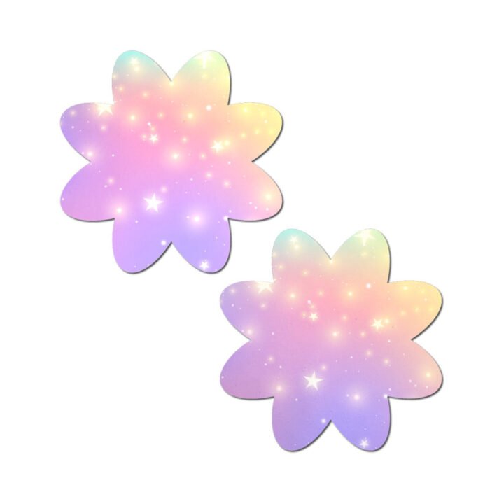 Pastease Dreamy Pastel Celestial Stars Petal Breast Pasties