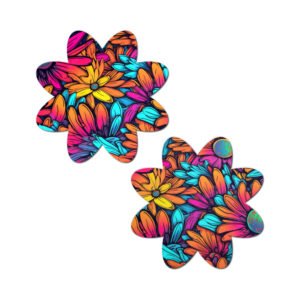 Pastease Neon Flowers Petal Breast Pasties
