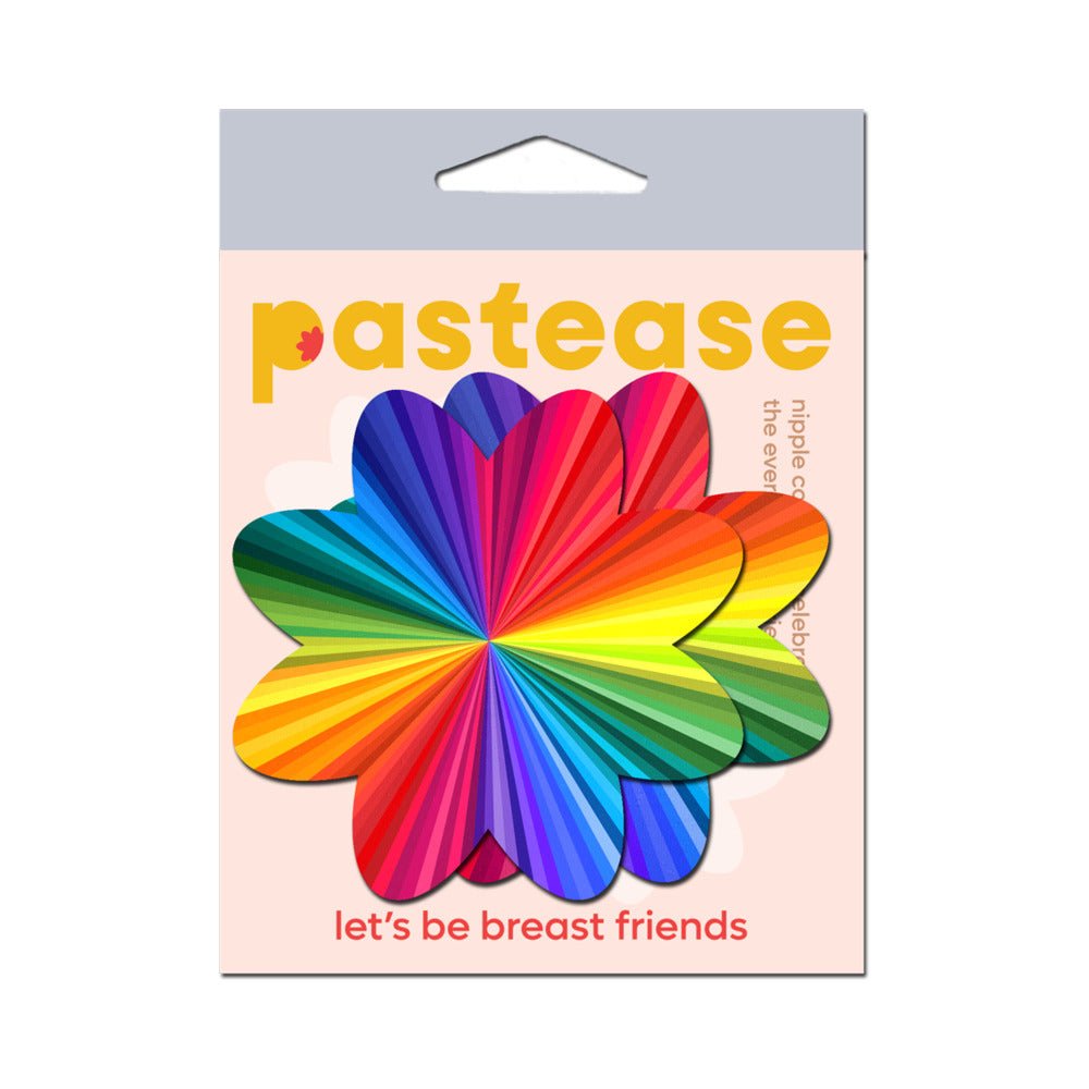Pastease Rainbow Kaleidoscope Petal Breast Pasties - Image 4