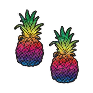 Pastease Rainbow Pineapple Sparkling Breast Pasties