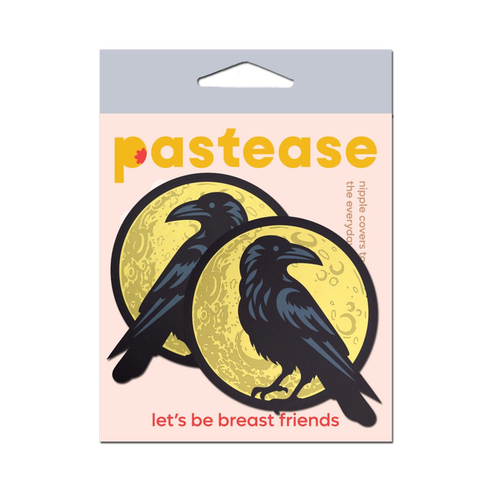 Pastease Black Raven & Full Moon Breast Pasties - Image 4