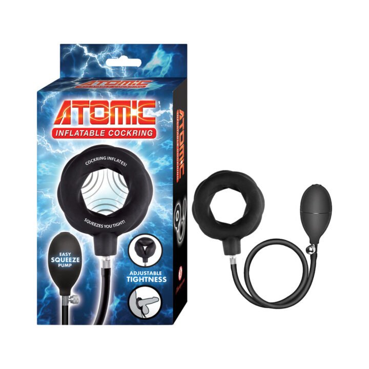 Atomic Inflatable Cockring Black