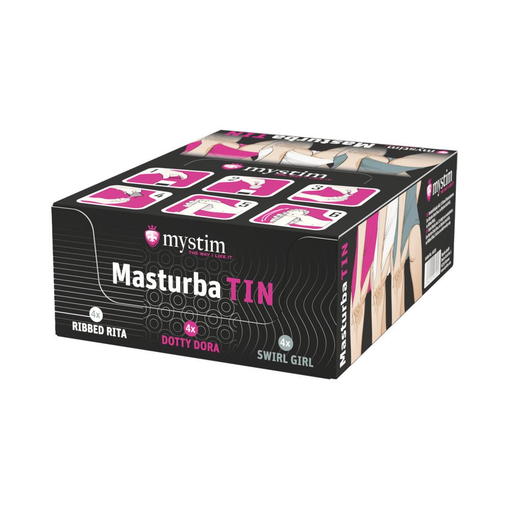 Mystim MasturbaTINS Stroker 12-Piece Display - Image 4