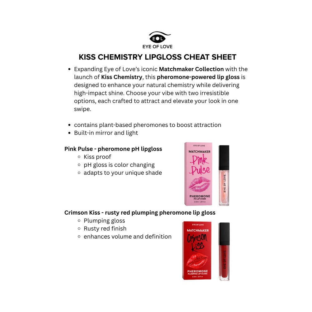 Eye of Love Matchmaker Attract Him Pheromone pH Lip Stain Pink Pulse - Image 5