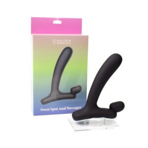 Spectrum Essentials Sweet Spot Dual Motor Rechargeable Silicone Slim Anal Vibe